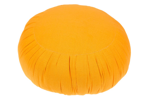 Zafu Kissen Naturbaumwolle ca. 38x21 cm (sonnengelb)