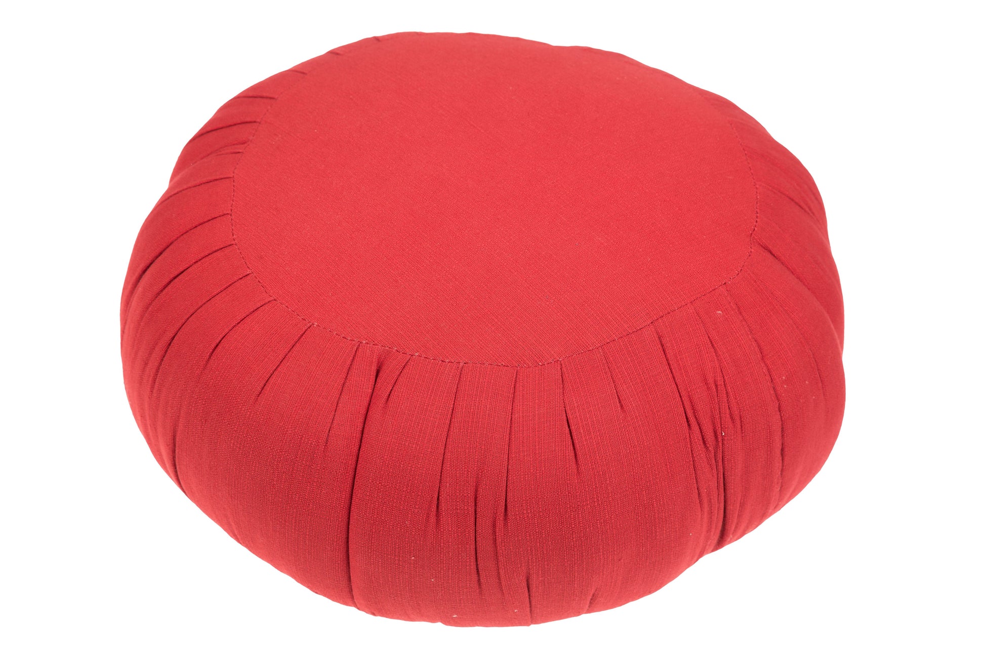 Zafu Kissen Kapok & Naturbaumwolle ca. 40x20 cm (rot)