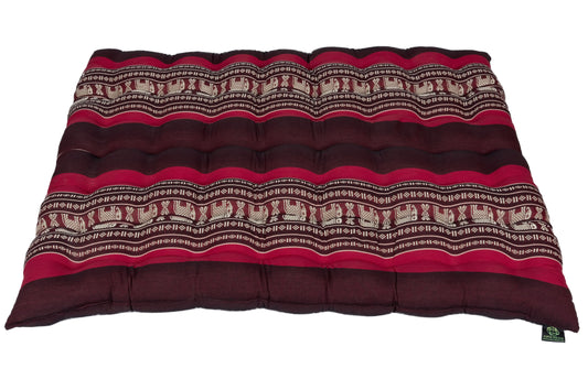 Meditationsset mit Kapokfüllung (Elefanten rot)