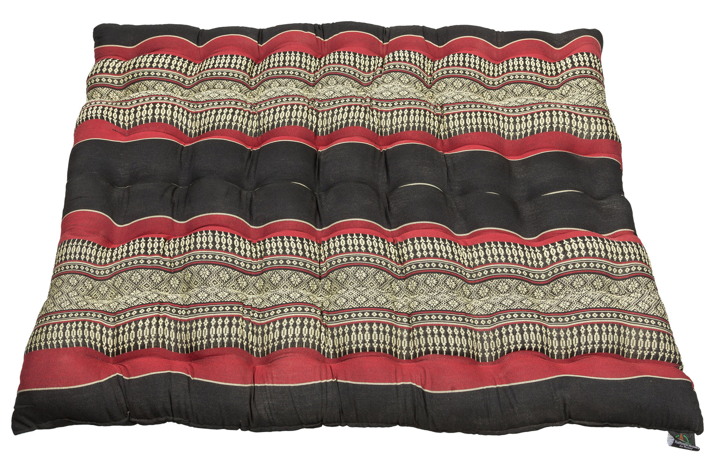 Meditationsset mit Kapokfüllung (schwarz & rot)