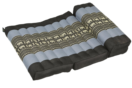 Faltbares Meditationskissen 50x15x10 cm (Elefanten blau)
