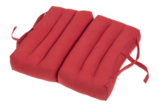Faltbares Sitzkissen 40x40x7 cm - rot| Tragbar & Kompakt