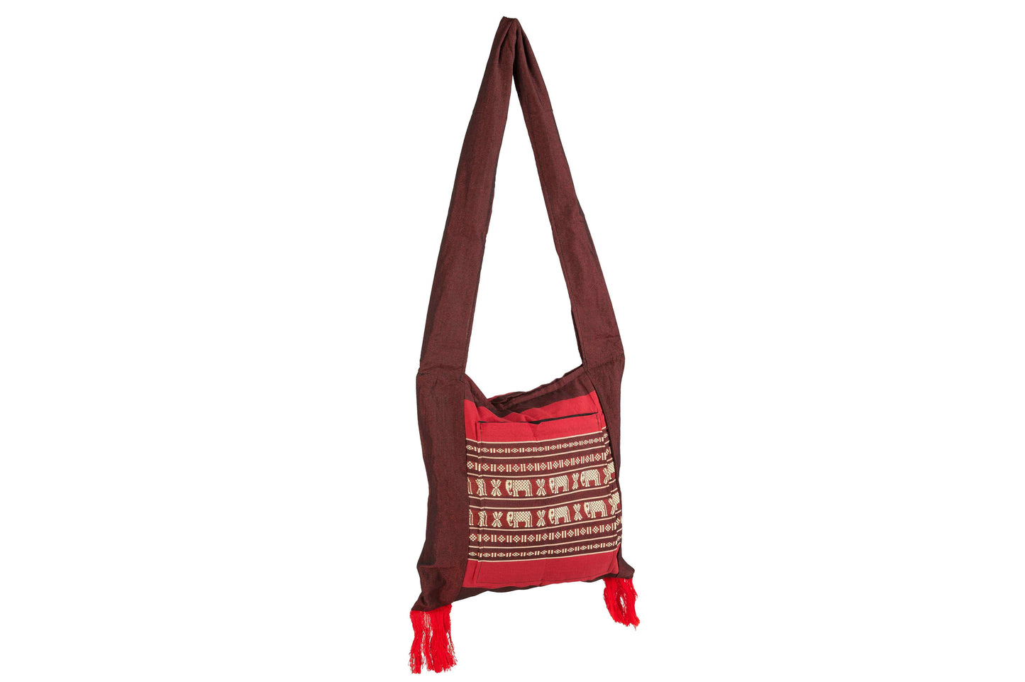 Thai Schulterbeutel Thaimuster ca. 36x37 cm verschiedene Farben