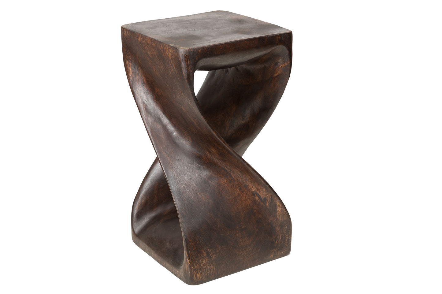 Hocker gedreht (schwarz-braun)