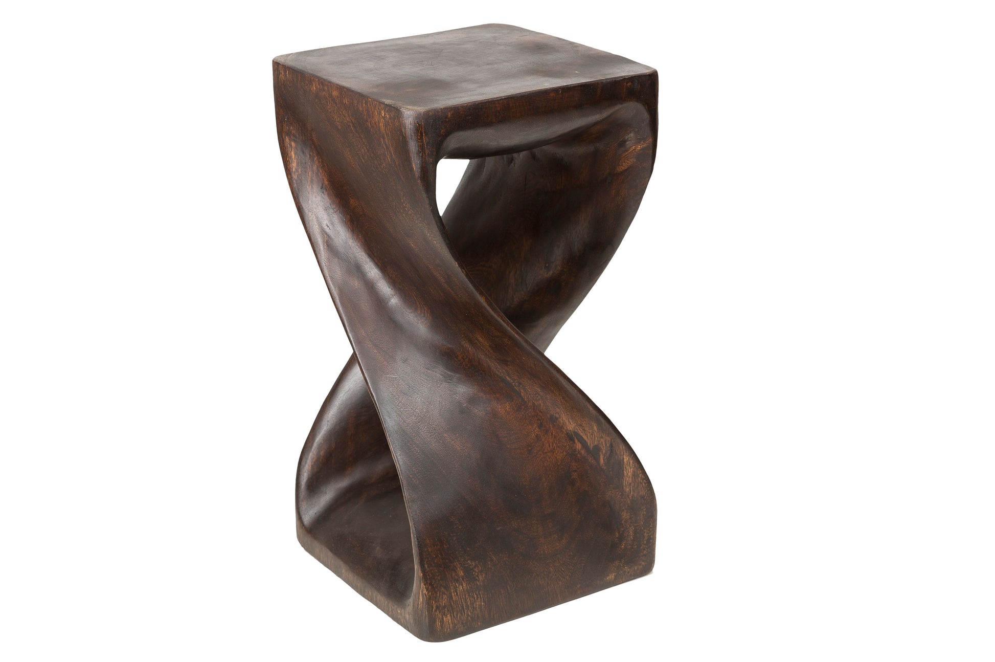 Hocker gedreht (schwarz-braun)