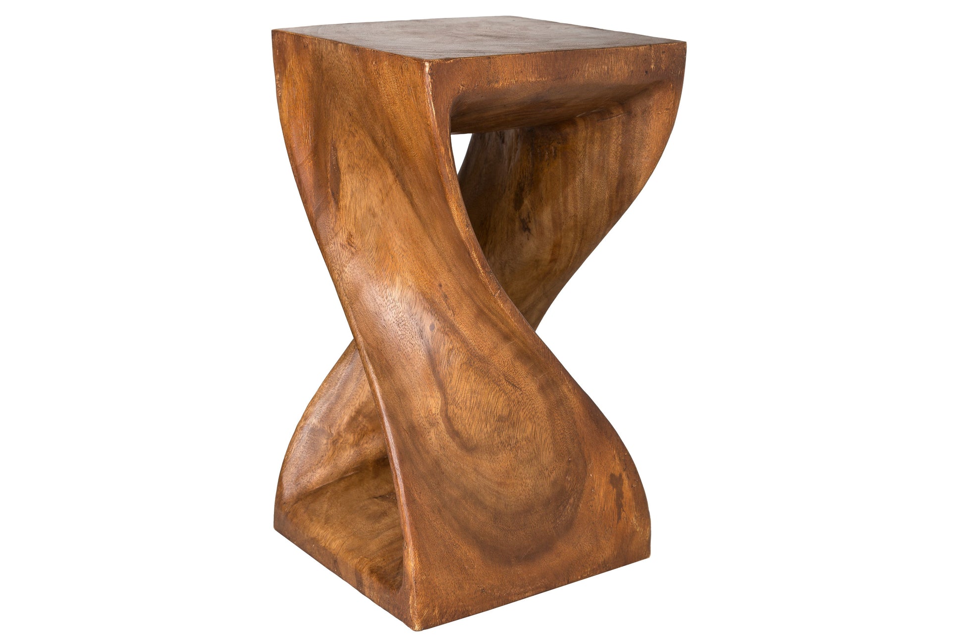 Hocker gedreht (nußbaumfarben)