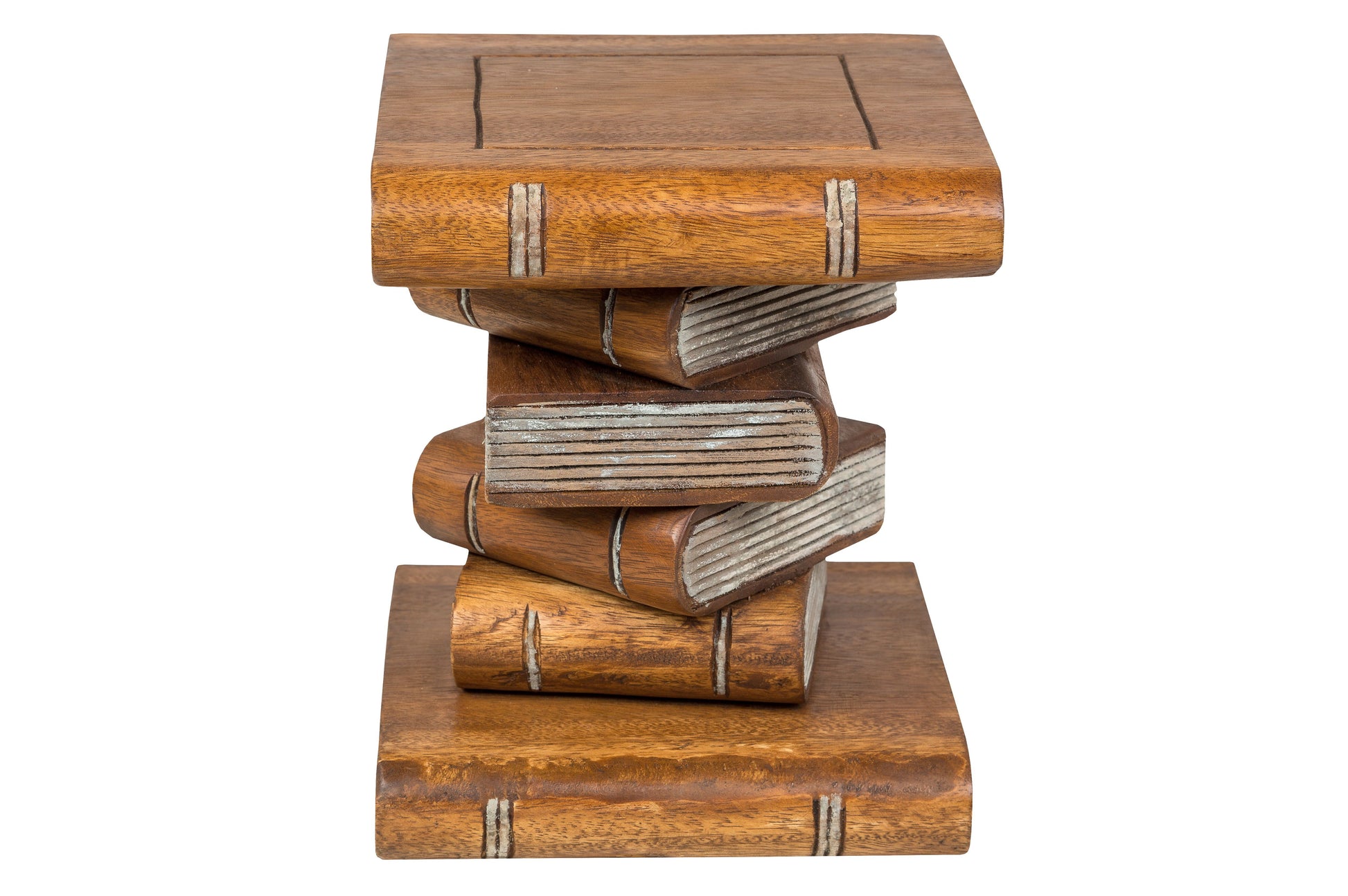 Hocker Buchstapel klein ca. 24 x 24 x 30 cm