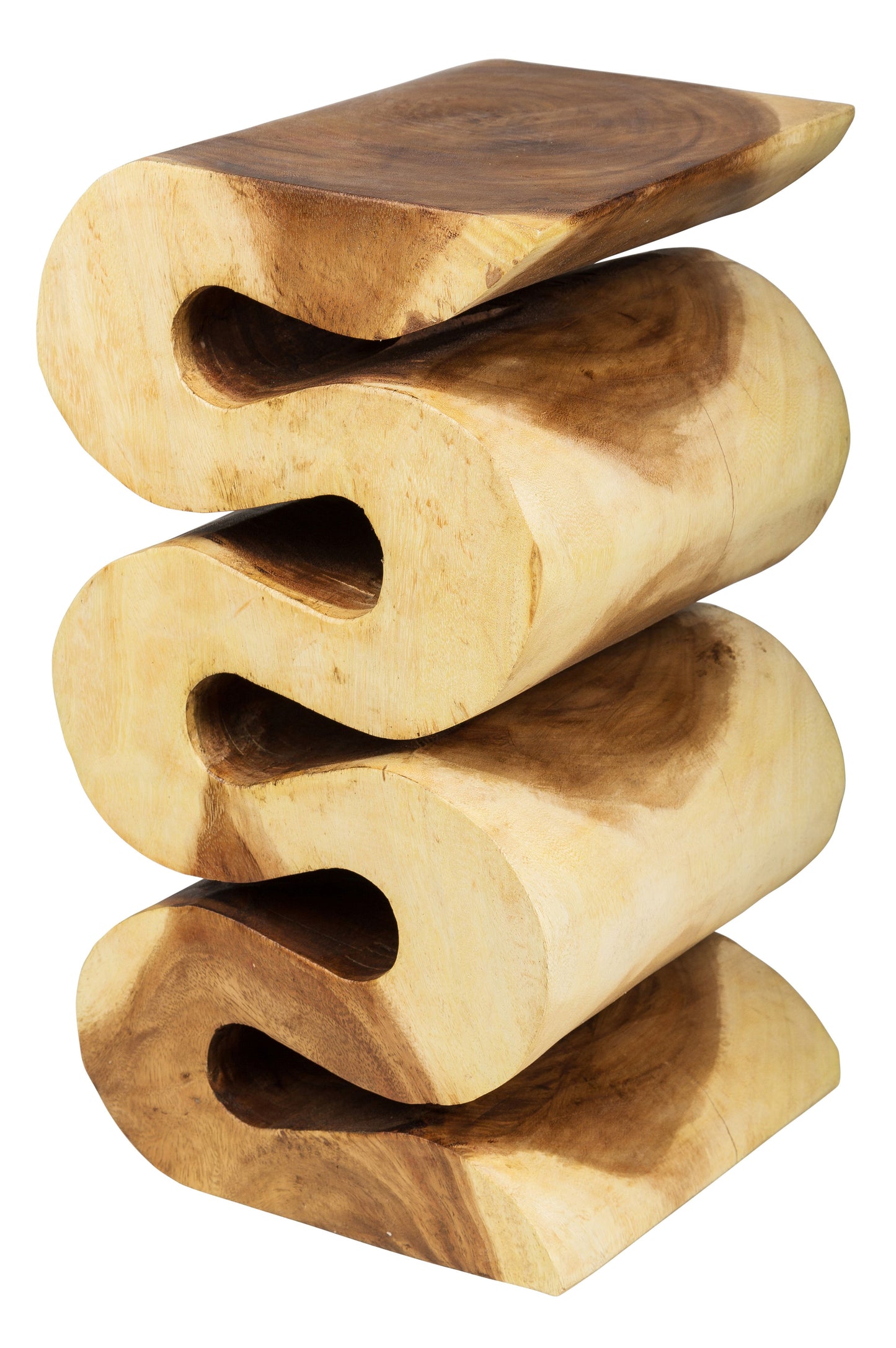 Hocker "Schlange" (Massivholz)