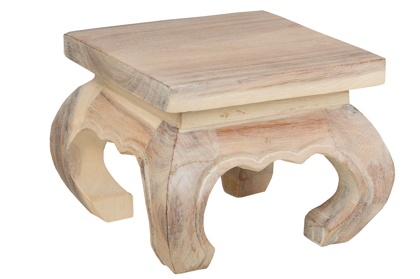 Opium Tisch (antik weiß 20 x 20 x 25 cm)