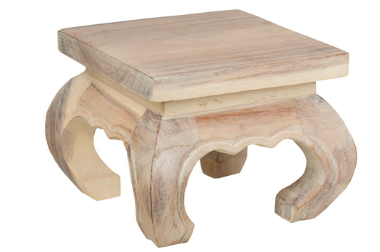 Opium Tisch (antik weiß 20 x 20 x 25 cm)