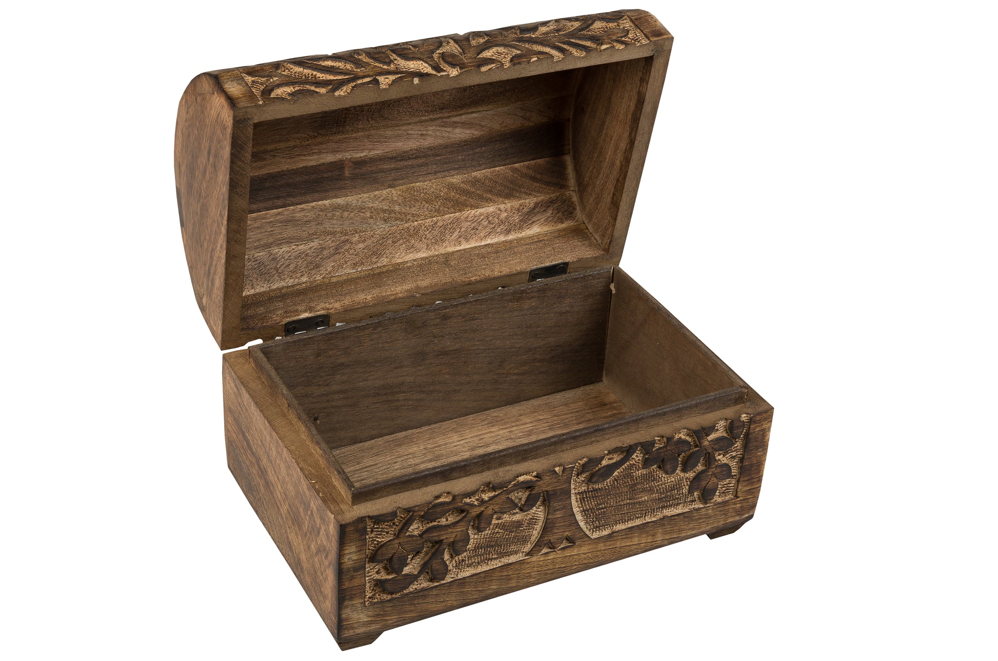 Truhe Lebensbaum M, Mangoholz, dunkel geflammt ca. 24 x 15 x 16 cm