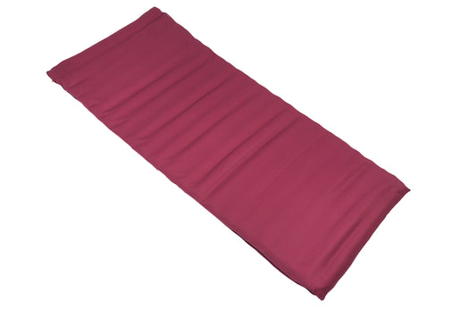 Rollmatte Baumwolle/Buchweizen 200x80 cm (rot)