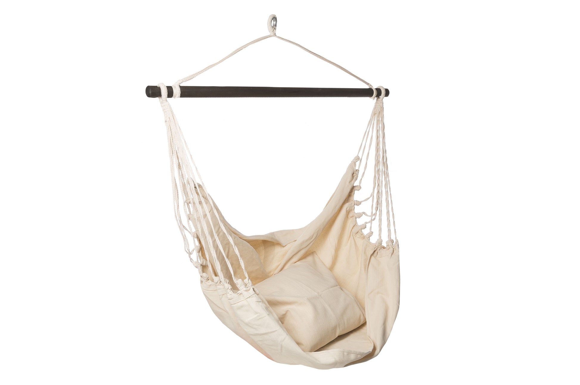 Set: Hängesessel+ Kissen 60x60 ( 100% Bio Baumwolle, Fair Trade)