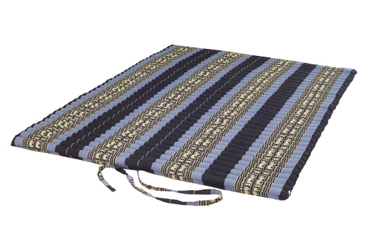 Rollbare Kapok Matte XXL 200x150-160cm (Elefanten blau)