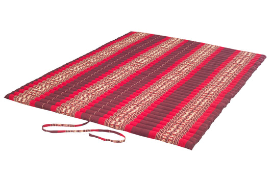 Rollbare Kapok Matte XXL 200x150-160cm (Elefanten rot)