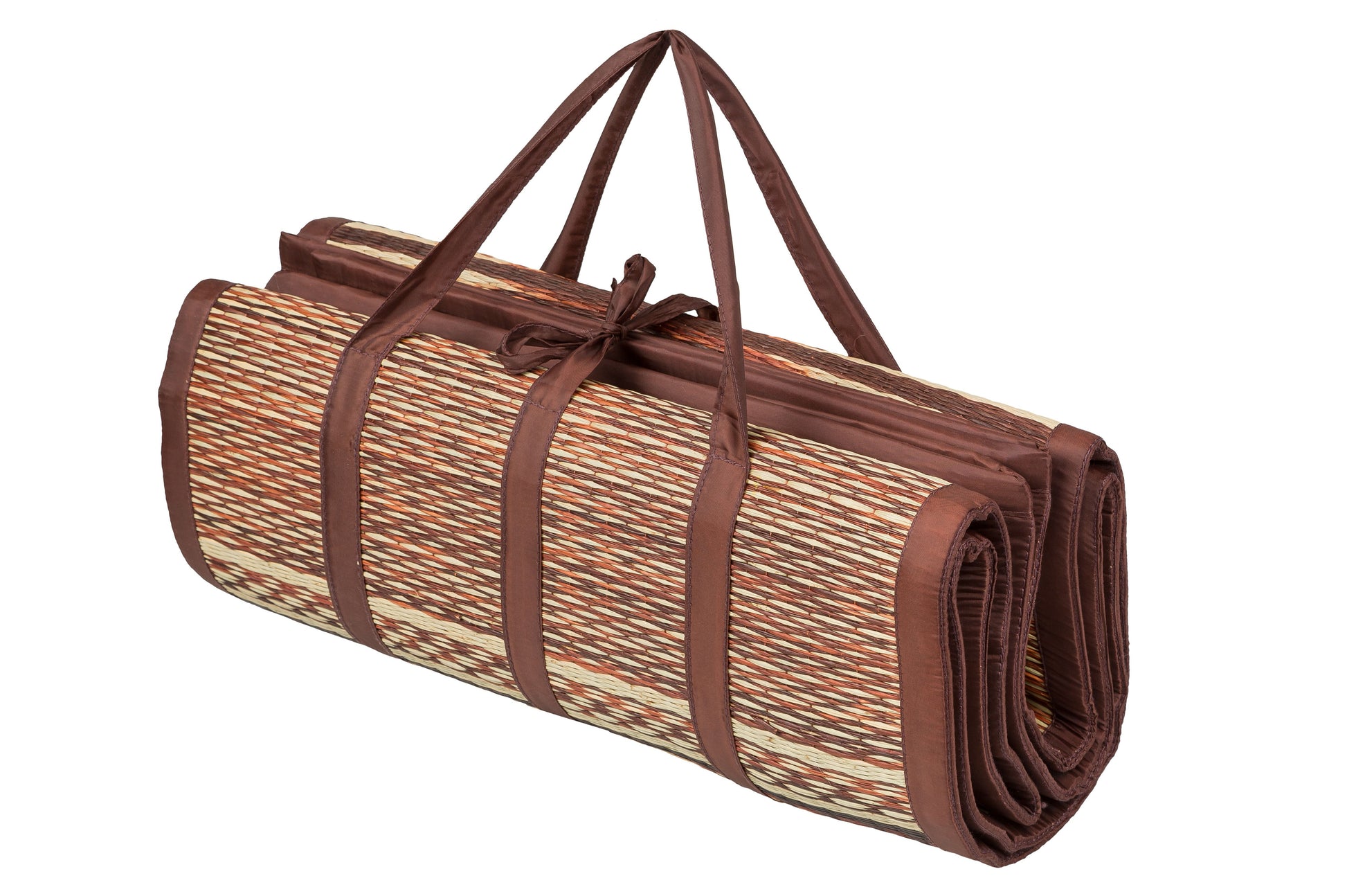 Thai Schilfgrasmatte 190x120x0,7 cm (braun-orange)