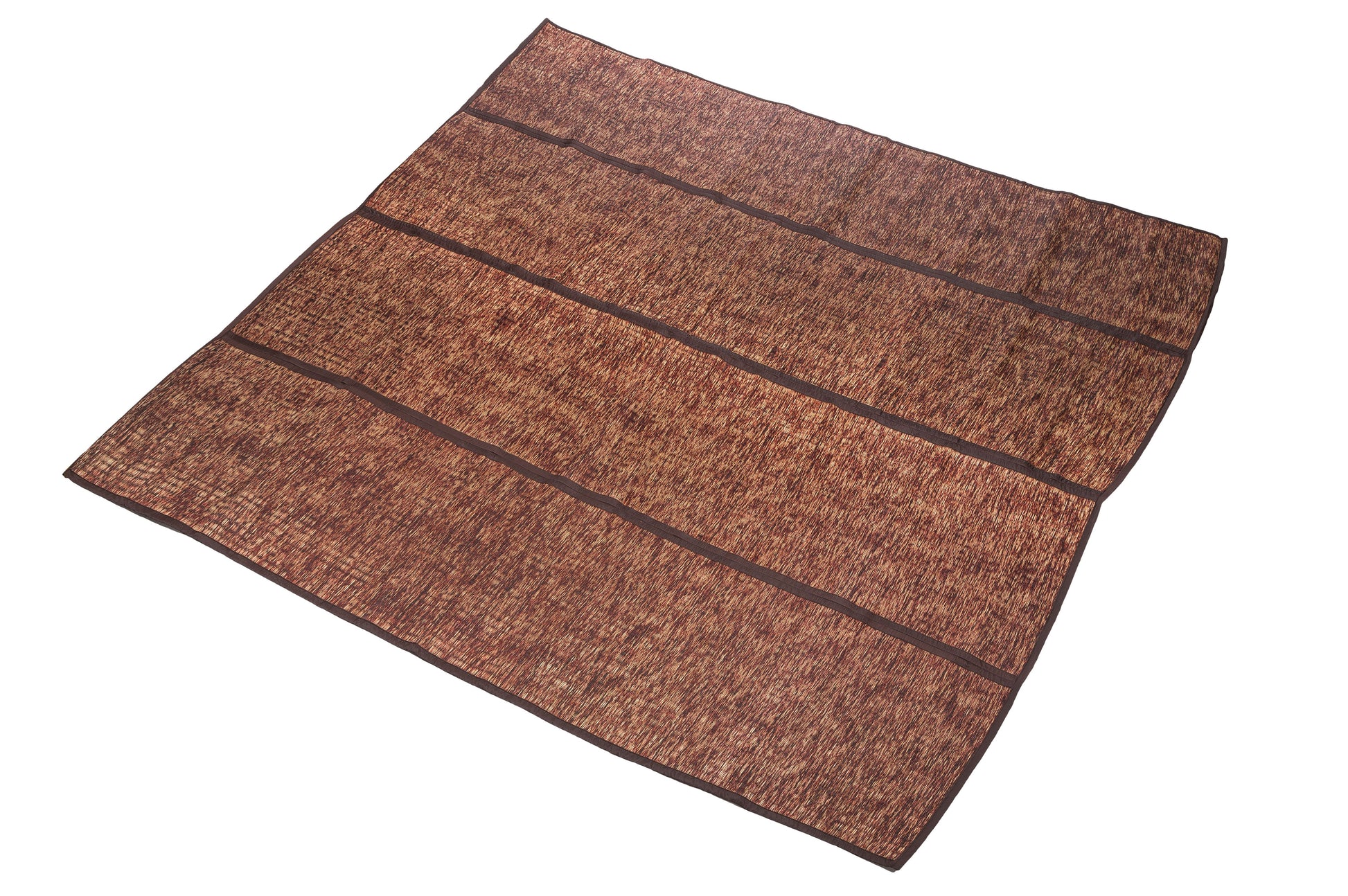 Thai Schilfgrasmatte 190x200x0,7 cm Rottöne