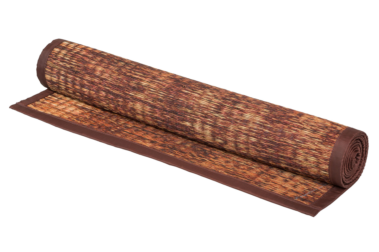 Thai Schilfgrasmatte 200 x 60 x 0,7 cm (braun-orange)