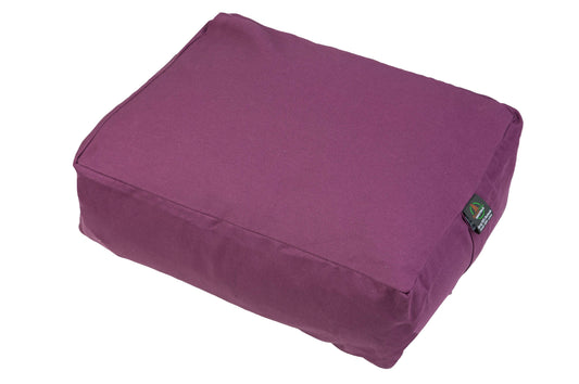 Kissen Baumwolle & Buchweizen 40x30x15 cm (lila)