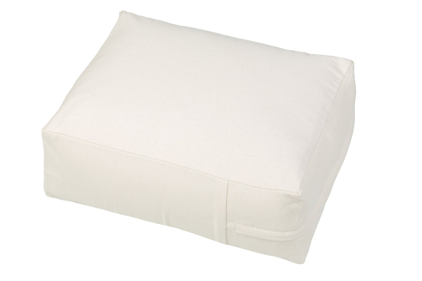 Kissen Baumwolle & Buchweizen 40x30x15 cm (weiss)