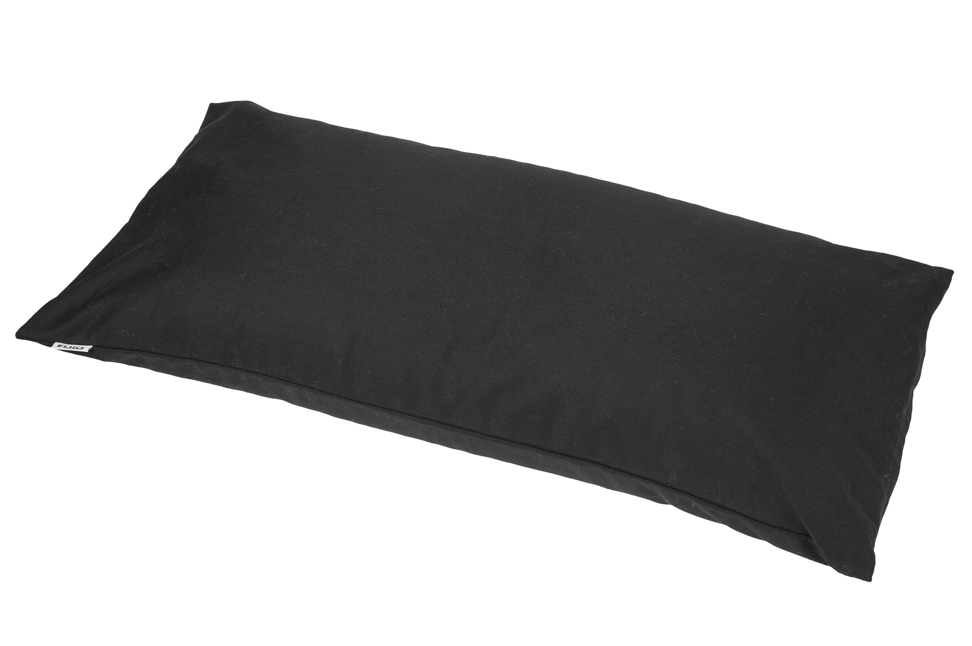 Kissen Baumwolle/Buchweizen mit abnehmbarem Bezug  80x40 cm (schwarz)