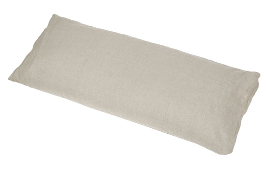 Kissen Baumwolle/Buchweizen mit Bezug 80x40 cm (natur)