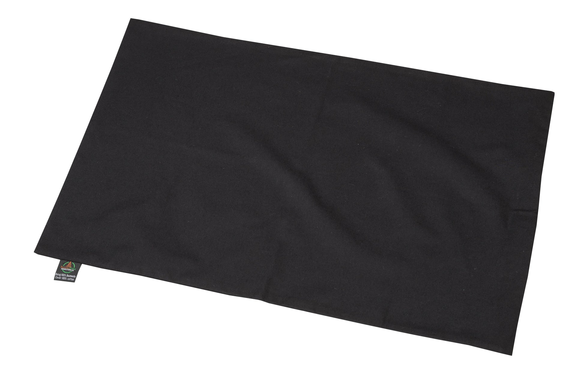 Bezug für Kissen Baumwolle/Buchweizen 60x40 cm (schwarz)