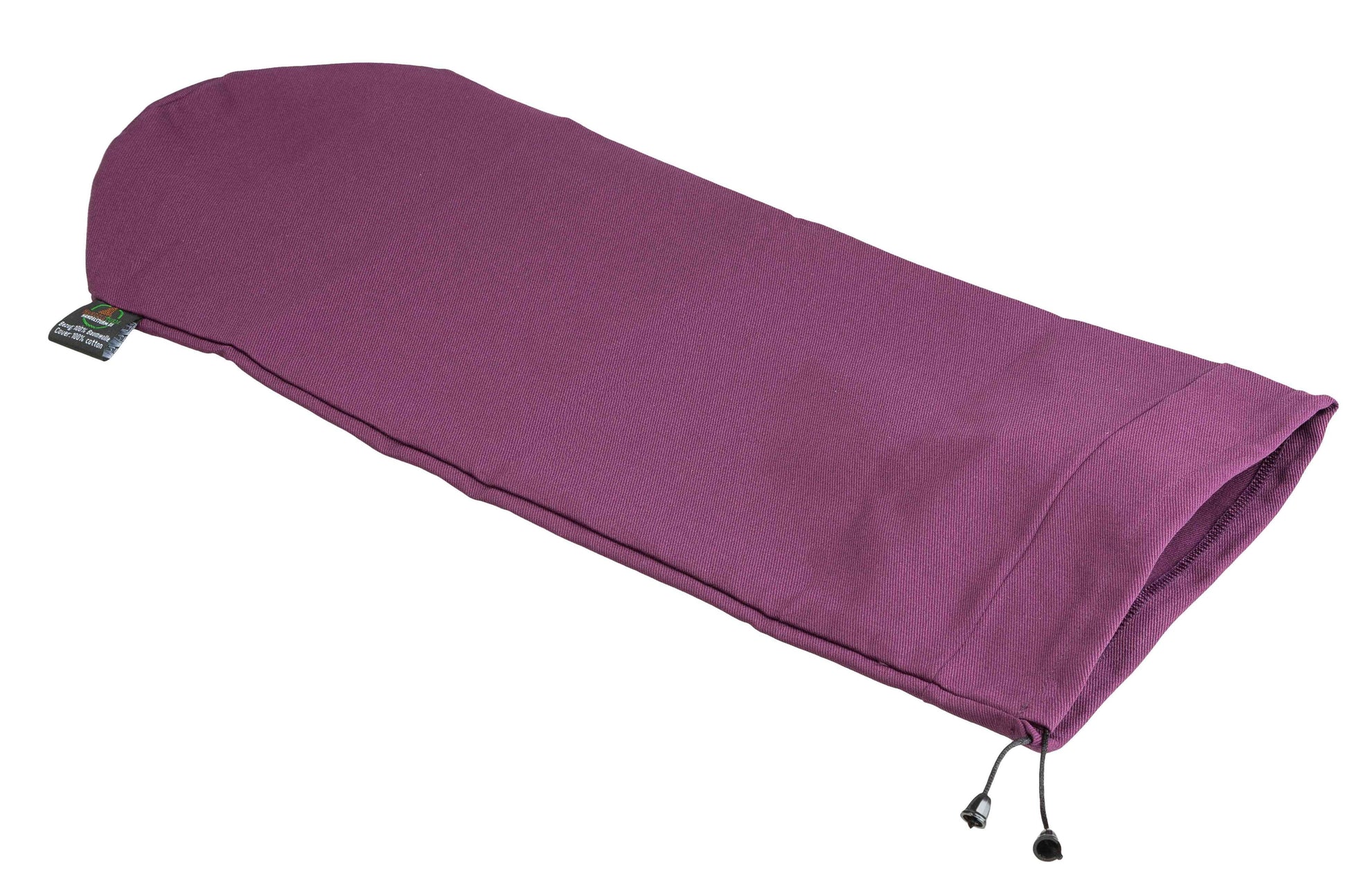 Bezug aus Baumwolle für Kissenrolle 50x14 cm (lila)