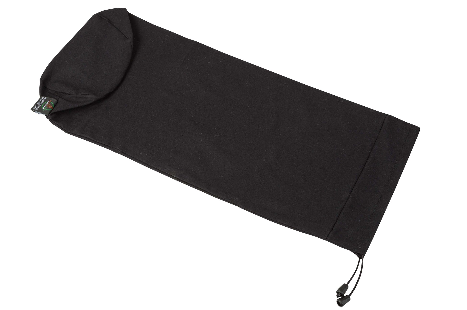 Bezug aus Baumwolle für Kissenrolle 50x14 cm (schwarz)