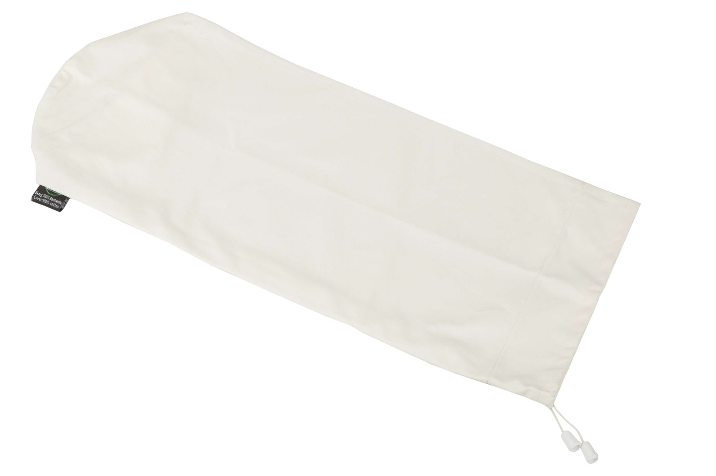 Bezug aus Baumwolle für Kissenrolle 50x14 cm (weiß)