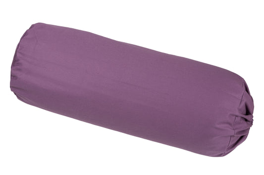 Bezug für Kissenrollen 70x25, Baumwolle (lila)