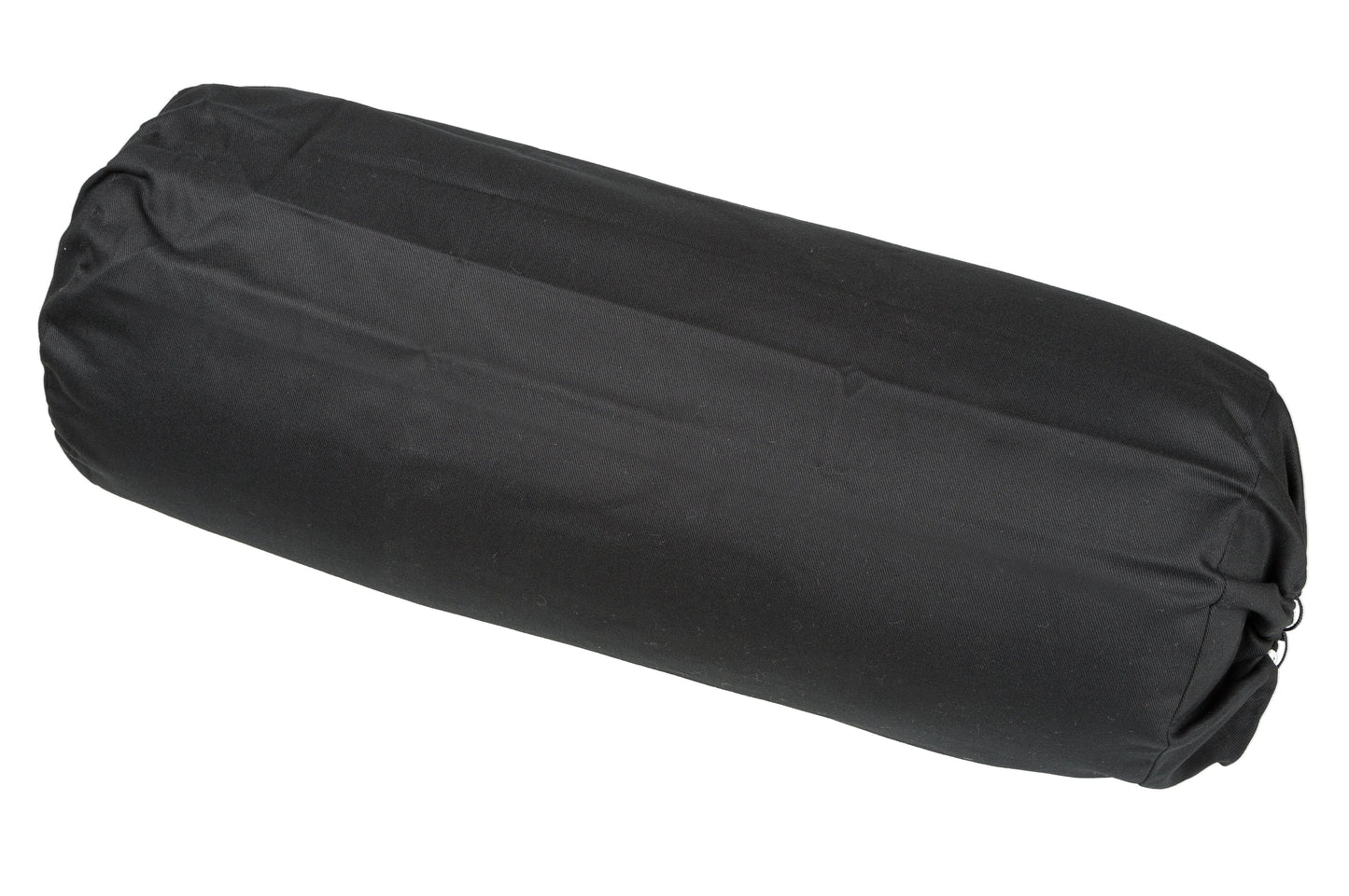 Bezug für Kissenrollen Baumwolle (schwarz)