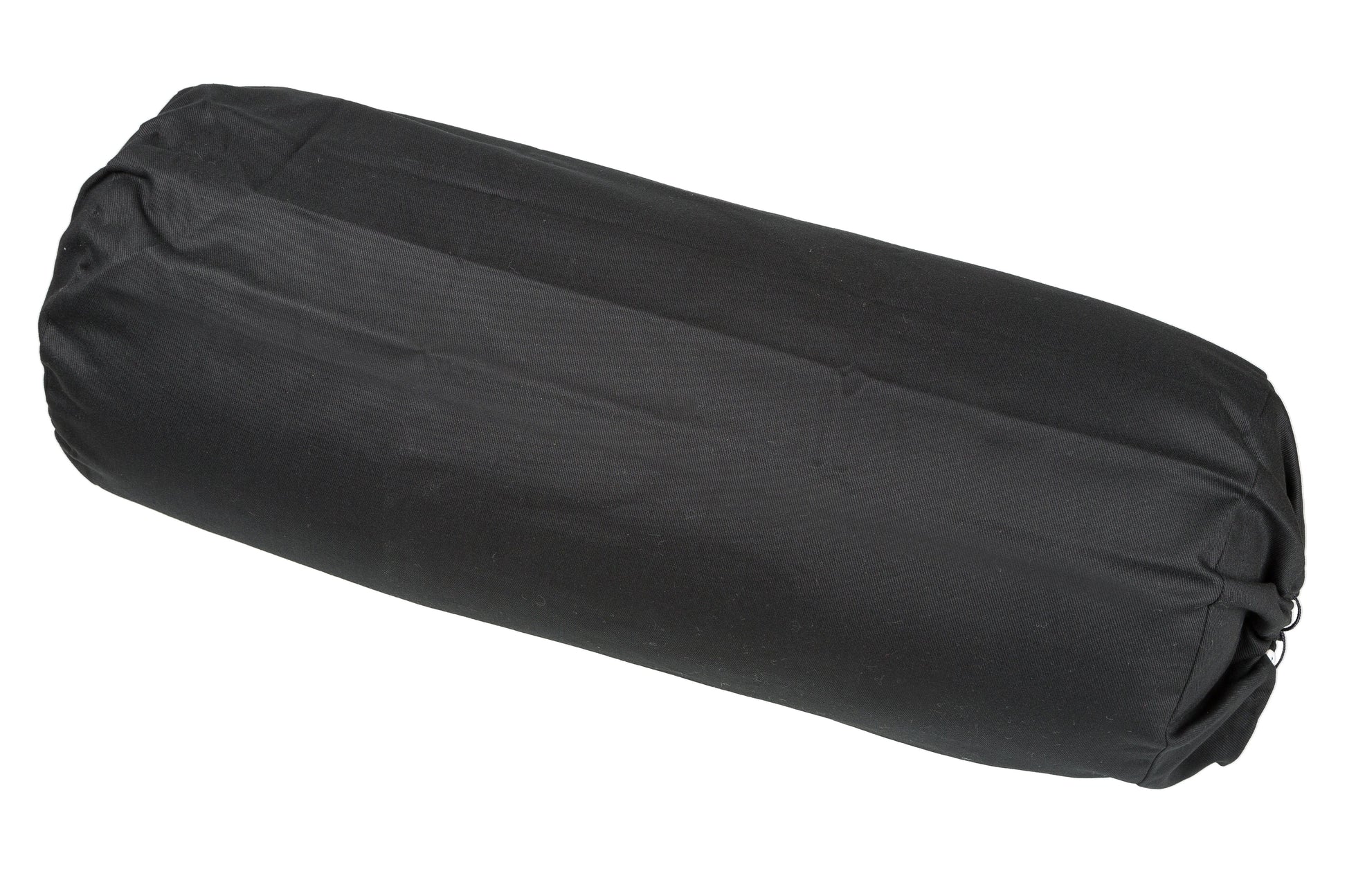 Bezug für Kissenrollen Baumwolle (schwarz)