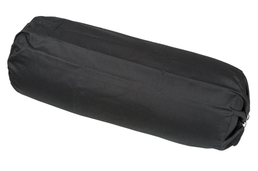 Bezug für Kissenrollen Baumwolle (schwarz)