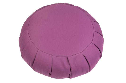 Zafu mit Füllung aus Buchweizenspelz 40x15 cm (lila)