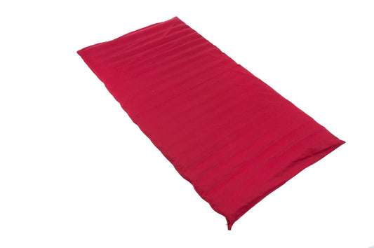 Rollmatte mit Buchweizenfüllung 200x100 cm (rot)