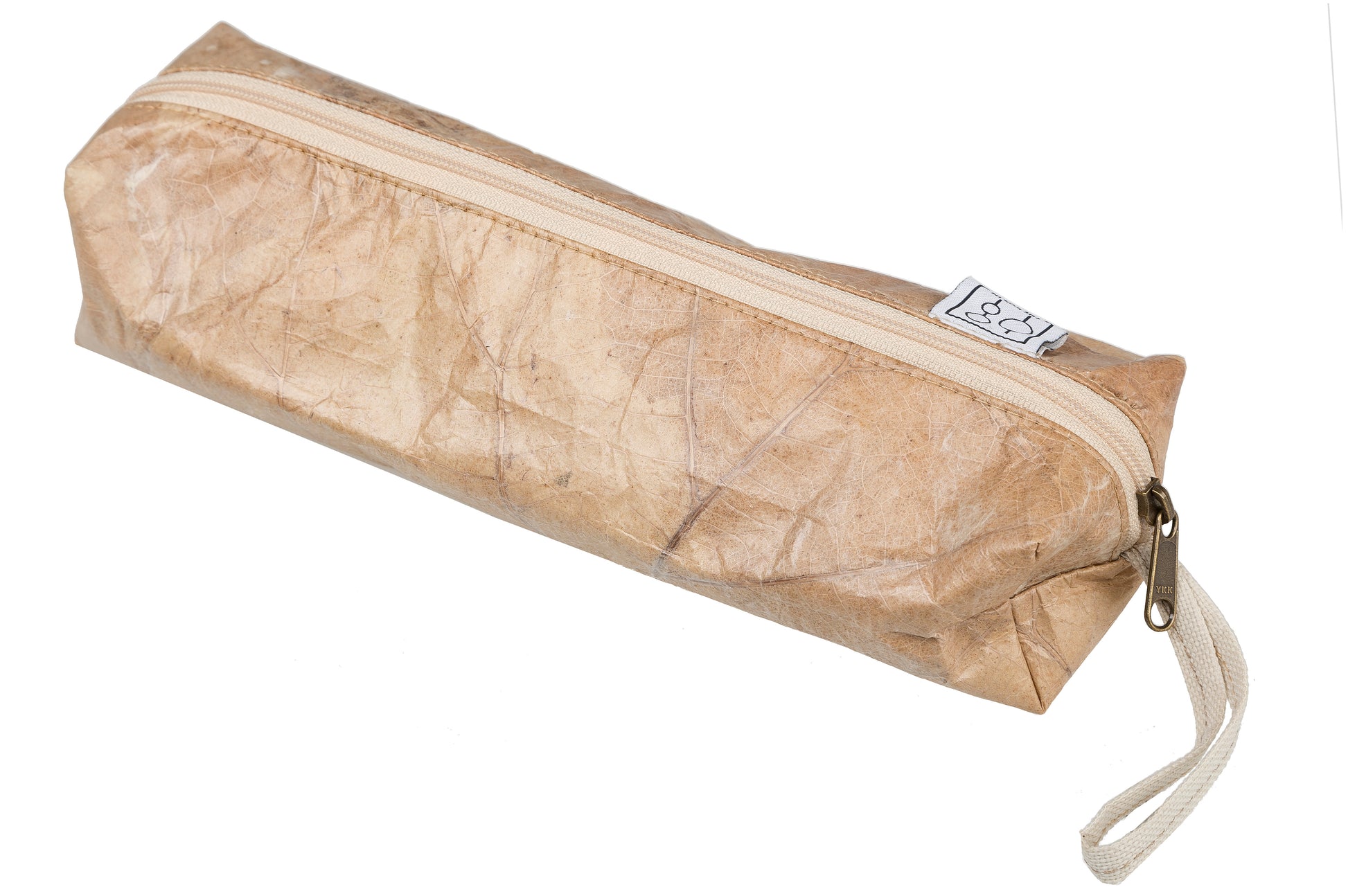 Federtasche aus Teakblättern (beige)