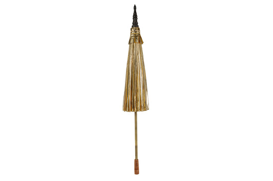 Handbemalter Dekoschirm aus Thailand (gold)
