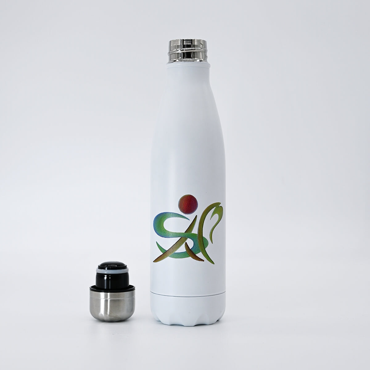Trinkflasche aus Edelstahl SoHam weiß 0,5l, 27cm