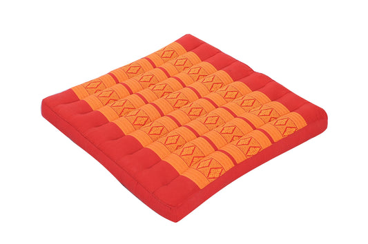 Großes Sitzkissen 50x50 cm (rot-orange)