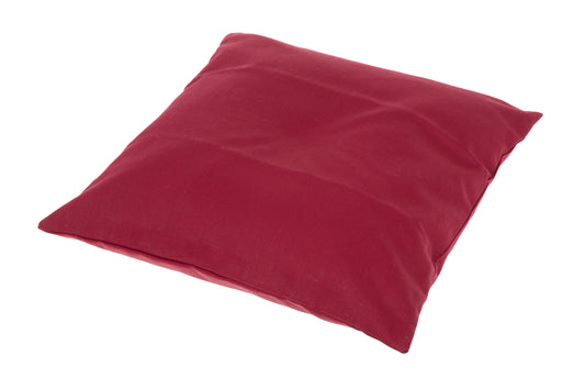 Kissen Baumwolle/Buchweizen 40x40 cm (rot)