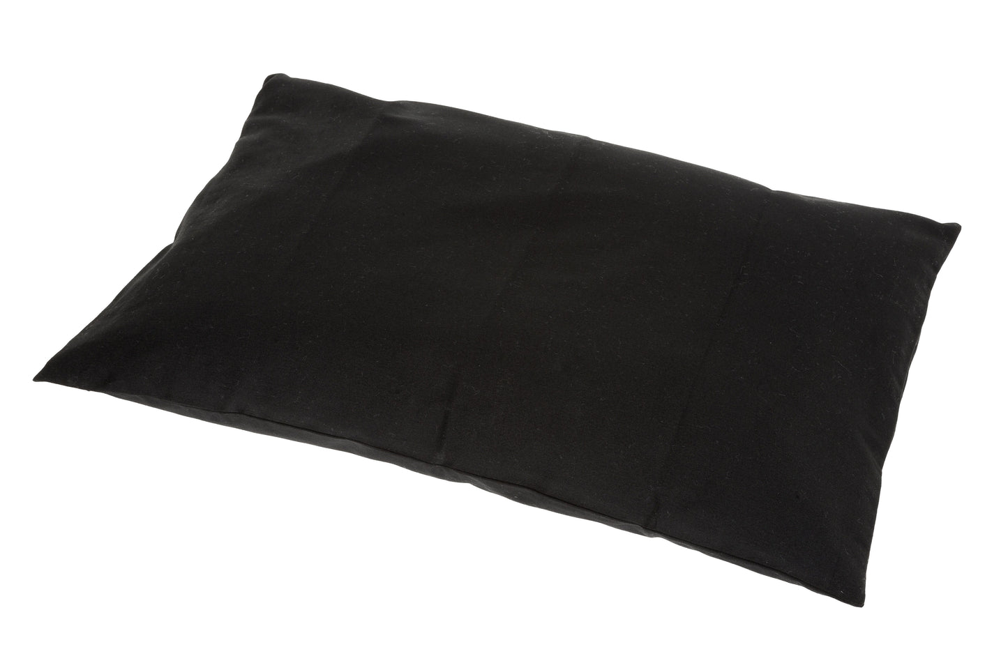 Kissen Baumwolle/Buchweizen 60x40 cm (schwarz)