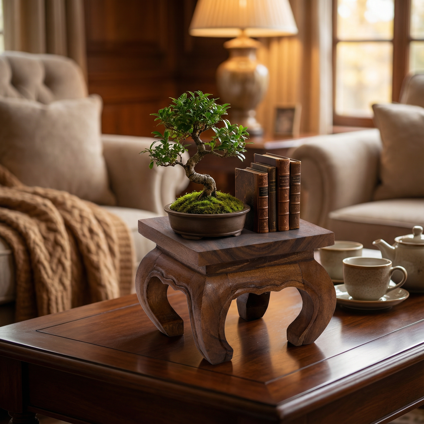 Opium Tisch (braun, 20 x 20 x 25 cm)