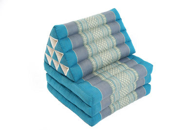 Set: Dreiecksmatte + 2 Meditationskissen mit Kapok Füllung