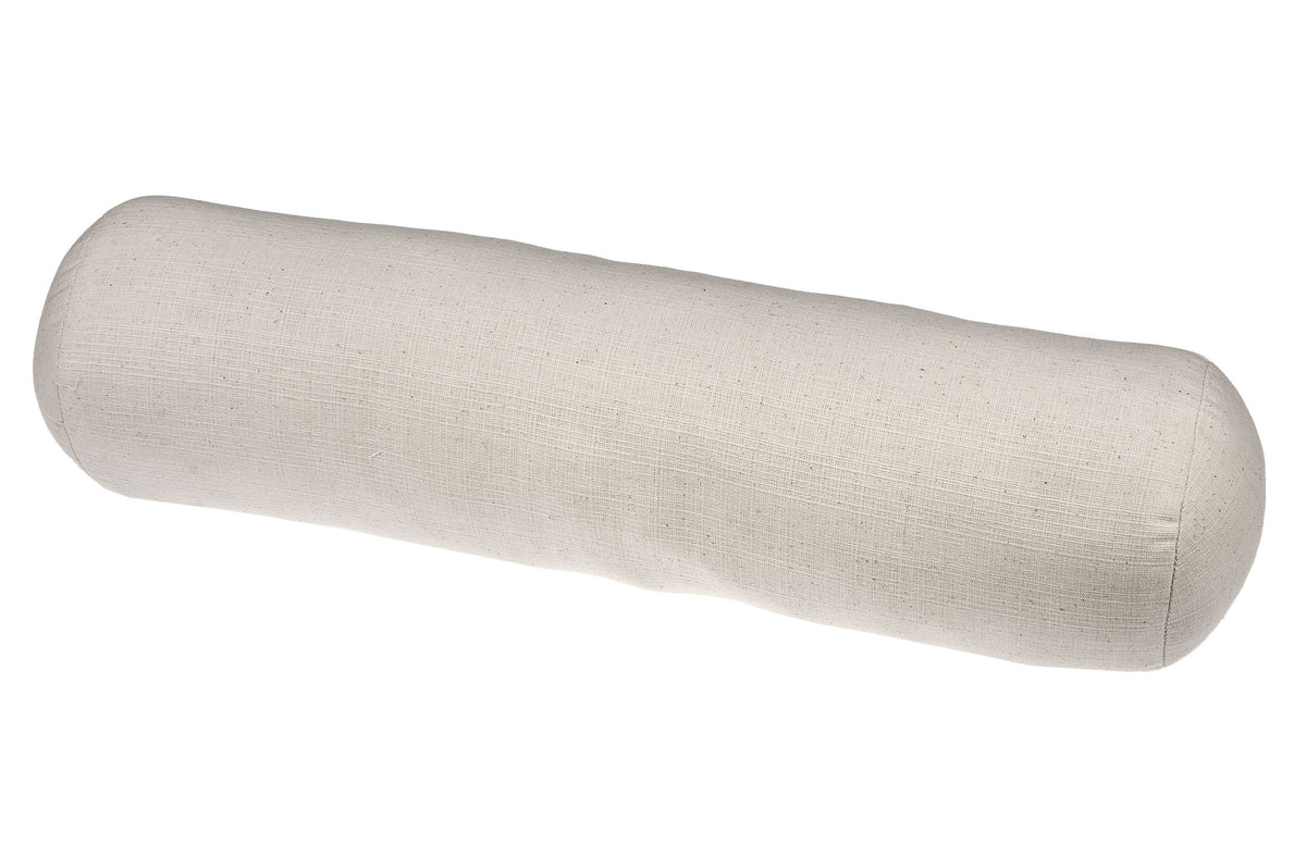 Kapok Nackenrolle 50x13 cm – Thai Kissenrolle & Yoga Bolsterin 10 Farben
