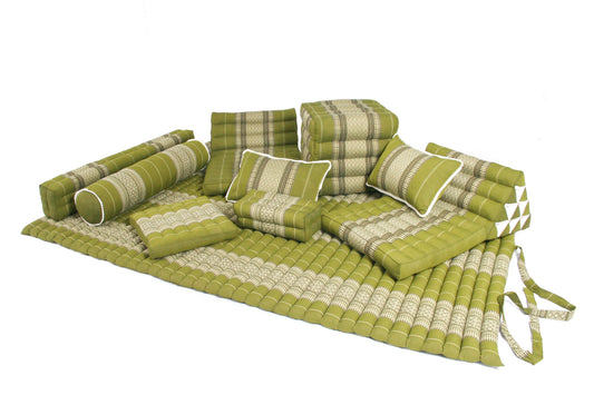 Thaikissen Set (bambusgrün)