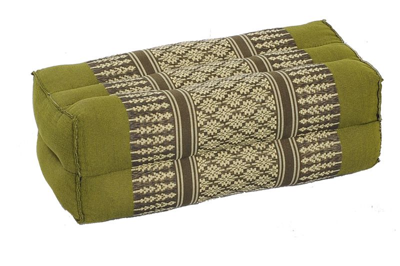 Kapokkissen Block 35x15x10 cm (bambusgrün)