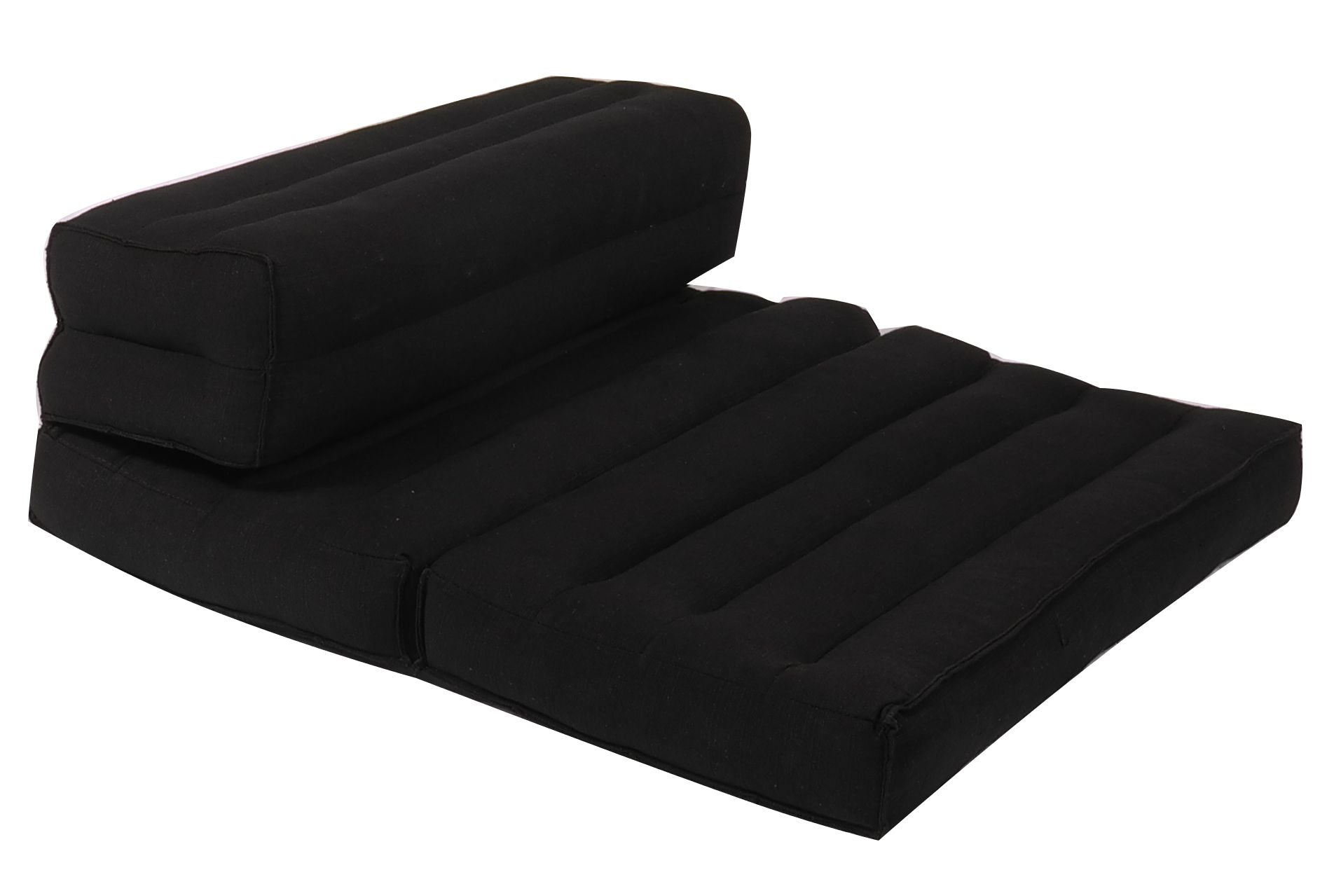 Faltbares Meditationskissen (schwarz)