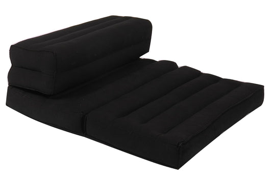 Faltbares Meditationskissen (schwarz)