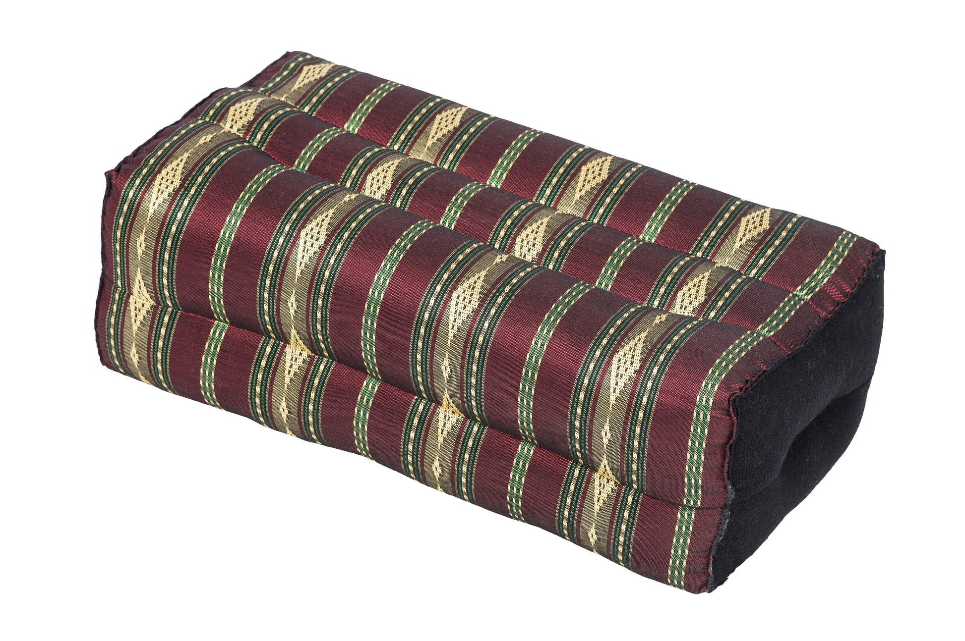 Kapokkissen Block 35x15x10 cm (gold & rot)